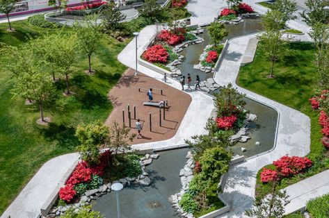 Ketcheson Neighbourhood Park | Richmond, Canada Park Landscape Design, Public Park Design, City Parks Design, Urban Landscape Design, Public Space Design, Pavilion Design, Grad Ideas, Park Landscape, Park Designs