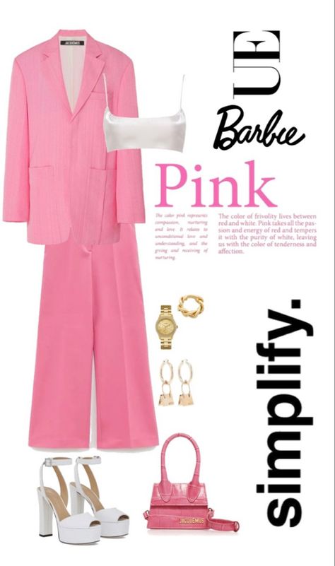 Barbie Business Woman, Pink Business Woman, Barbie Inspired Outfits Pink, Pink Barbie Outfits, Business Barbie, Barbie Inspired Outfits, Presentation Layouts, Dress Code Outfits, Barbie Aesthetic