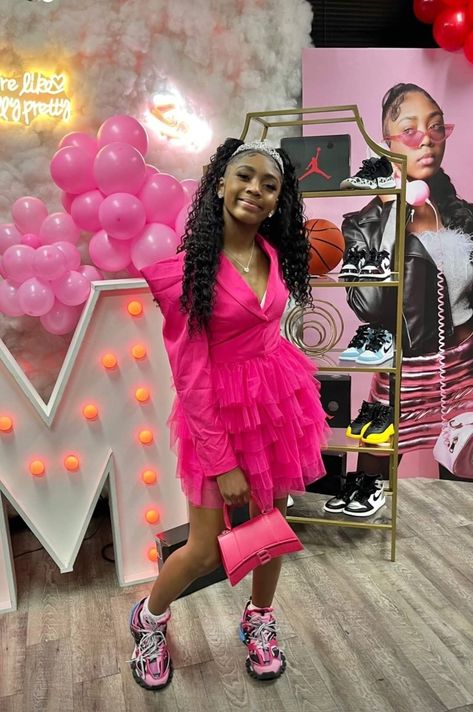 Sneaker Ball Prom Outfit, Sneaker Ball Pink, Pink Sneaker Ball Dresses, Pink Sneaker Ball Outfit, Sneaker Ball Black Women, Kids Sneaker Ball Party Outfit, Sneaker Ball Outfit Ideas Women, Sneaker Ball Dress Ideas, Sneaker Ball Party Outfit