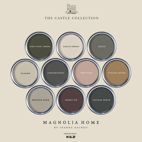 Behind the Design of the Castle Blog - Magnolia Joanna Gaines Colors, Drawing Room Paint, Magnolia Home Paint Colors, Magnolia Paint Colors, Green Interior Paint, Joanna Gaines Paint, Magnolia Homes Paint, Castle Collection, Magnolia Paint