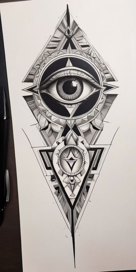 Mandala Eye Tattoo, Geometric Eye Tattoo, Eye Of Ra Tattoo, Egyptian Eye Tattoos, All Seeing Eye Tattoo, Wrist Tattoo Designs, Cracked Wallpaper, Eyeball Art, Lion Head Tattoos