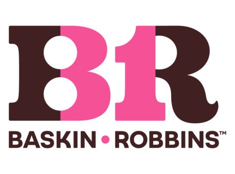 Baskin Robbins Logo, Ice Cream And Cake, Food Brand Logos, Png Logo, Brown Logo, Baskin Robbins, College Work, Brand Logos, Brown And Pink