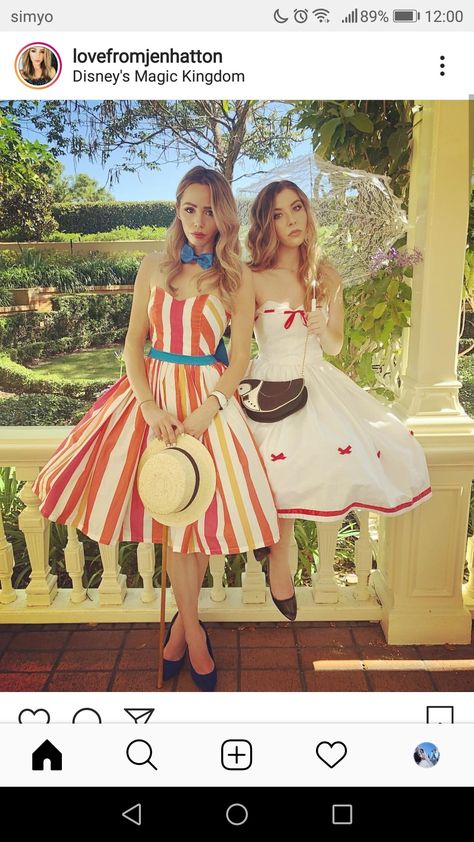 Dapper Days Disney Outfits, Dapper Disneybound, Dapper Disney, Dapper Day Disneyland, Epcot Outfit, Mary Poppins And Bert, Girl Group Halloween Costumes, Disney Dapper Day, Teacher Costumes