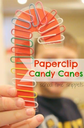 Paperclip Candy Canes for fine motor skills! Also can be used for color matching skills, counting, patterns, etc!! Fine Motor Activity, December Activities, Fine Motor Activities For Kids, Preschool Fine Motor, Fine Motor Skills Activities, Motor Skills Activities, Winter Preschool, Christmas School, Preschool Christmas