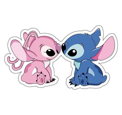 Disney Stickers Printables, Disney Stitch Tattoo, Angel Lilo And Stitch, Stitch Drawings, Disney Doodles, Disney Stickers, ليلو وستيتش, Stickers Cool, Lilo And Stitch Drawings