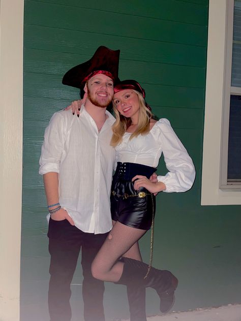 Easy Men Pirate Costume, Pirate Costumes Men, Gasparilla Outfit Men, Men Pirate Outfit, Men’s Pirate Costume Diy Adult, Couple Halloween Costumes Pirates, Diy Pirate Costume Men, Guy Pirate Costume, Mens Pirate Costume Diy