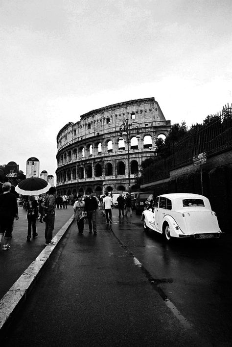 Rome. Rome Black And White, Raphael Kirchner, Tender Is The Night, Colosseum Rome, Black And White City, White Pictures, The Colosseum, Bedroom Pictures, Good Movies To Watch