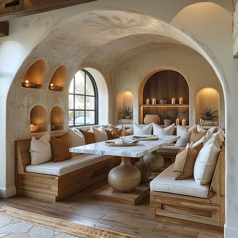 Provence Home Interior, Adobe Home Interior, Mediterranean Living Room, Casa Loft, Mediterranean Interior, Mediterranean Living, Dream Life House, Casa Country, Spanish Style Home