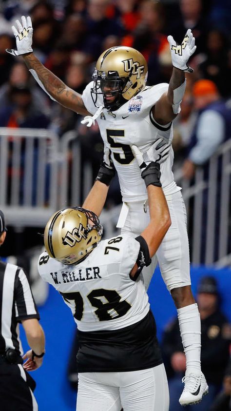 Chick-fil-A Peach Bowl - Auburn v Central Florida UCF 34 Auburn 27 Orlando Sentinel Ucf Football, Knights Football, Peach Bowl, Nfl Football Players, Ucf Knights, Football Stuff, Chick Fil A, Sports Business, College Sports