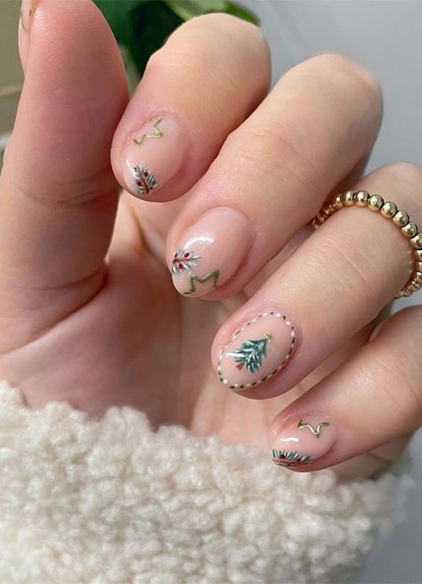 Christmas nails, Christmas nail art, Christmas nail ideas, Cute Christmas nails, festive nails, cute Christmas Tree Nails Designs, Retro Christmas Nails, Ornament Nails, Christmas Tree Nail Designs, Nail Ideas Cute, Nails Festive, Nail Art Christmas, Christmas Tree Designs, Christmas Tutorial