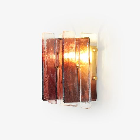 Blason Wall Light - Vakkerlight Spiritual House, Wall Lighting Ideas, Wall Light Design, Wall Applique, Unique Wall Lights, Glass Light Fixtures, Clear Glass Plates, Brass Fixtures, Light Project