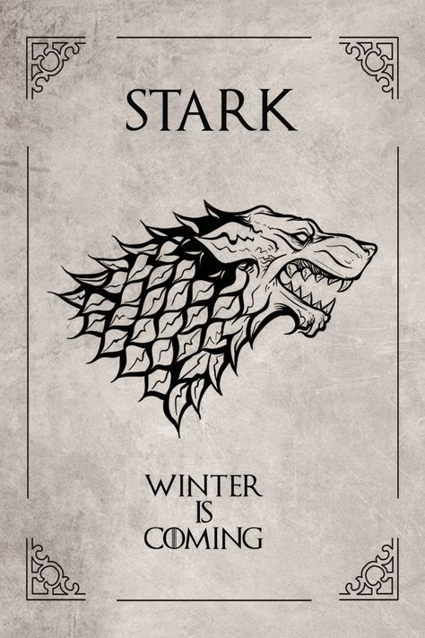 Stark Wallpaper, Game Of Thrones Illustrations, Got Stark, Dessin Game Of Thrones, Arte Pin Up, Game Of Thrones Poster, Game Of Thrones Artwork, A Game Of Thrones, Got Game Of Thrones