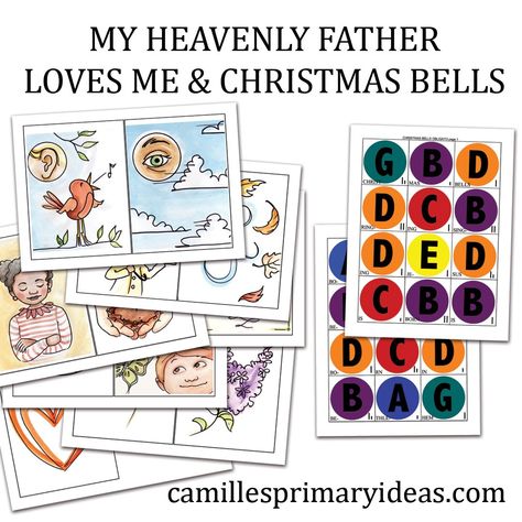 My Heavenly Father Loves Me - Singing Time Ideas | LDS | Camille's Primary Ideas Christmas Lesson Plan, Christmas Sunday, Interactive Poster, Lds Primary Singing Time, Prayer Of Praise, Time Lessons, Christmas Lesson, Primary Songs, Primary Singing Time