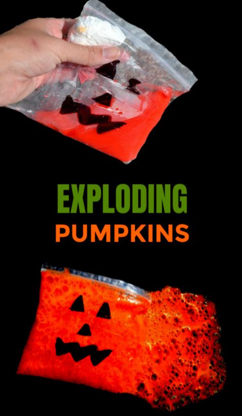 Headstart Crafts, Sidewalk Chalk Recipe, Halloween Experiments, Halloween Science Activities, Spooky Science, Pumpkin Science, October Lessons, Fall Science, Ghosts And Pumpkins