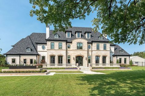 Bonus Room Bedroom, Texas Mansions, Maple Creek, Office With Fireplace, French Style Home, Southlake Texas, Stone Mansion, Barn Storage, Nice Homes