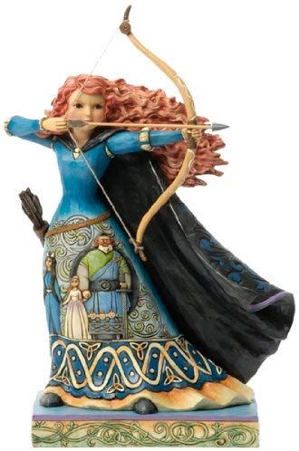 Amazon.com: Disney Traditions by Jim Shore Princess Merida from “Brave” Stone Resin Figurine, 10.125”: Home & Kitchen Disney Princess Figurines, Merida From Brave, Disney Statues, Jim Shore Disney, Brave Merida, Deco Disney, Brave Princess, Princess Merida, Disney Figures