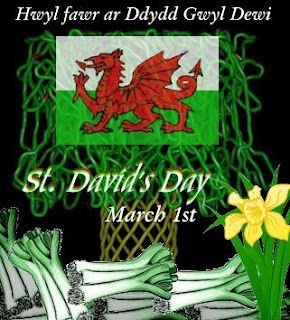 Happy St David's Day - the dragon, daffodil and the leek are symbols of Wales. St Davids Day, Northern Wales, Welsh Ancestry, March Holidays, Welsh Words, St David, Welsh Language, Saint David, March 1st