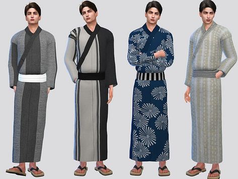 Yukata Sims 4 Cc, Sims 4 Kimono Male, Sims 4 Cc Japanese Clothes Male, Sims 4 Cc Japanese Hair Male, Sims 4 Cc Kimono Male, Yakuza Sims 4 Cc, Sims 4 Ninja Cc, Sims 4 Yukata, Japan Cc Sims 4