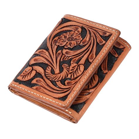 PRICES MAY VARY. ✔ PREMIUM QUALITY MATERIAL-: This is a Bar H Equine trifold wallet that is made with hand-crafted stylish hand-tooled genuine leather and full-grain vegetable-tanned Cowhide genuine leather handpicked from some of the best tanneries in the world. The leather ages gracefully, developing a rich patina over time. The color of our unisex wallet is Tan and available in sizes 4 (L) X 1 (W) X 5 (H). ✔ FEATURES: The Western Leather Wallet is highly crafted and made by skil Cowboy Men, Leather Wallets For Men, Tooled Leather Wallet, Wallets For Men, Branded Wallets, Handmade Wallets, Wallet For Men, Leather Card Wallet, Handmade Leather Wallet