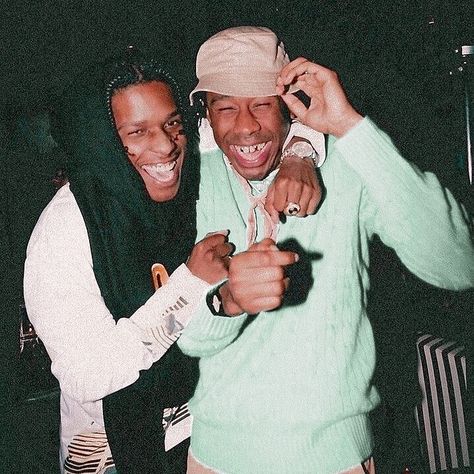 Tyler New Album Pfp, Tyler The Creator And Asap Rocky Matching Pfps, Asap And Tyler Matching Pfp, Tyler And Asap Rocky Matching Pfp, Rap Matching Pfp, Asap Rocky And Tyler The Creator, Tyler The Creator And Asap Rocky, Rapper Matching Pfp, Asap And Tyler