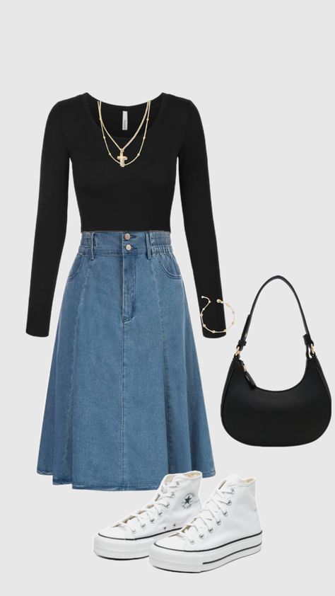 Church Outfit Fall Sunday, Casual Modest Outfits, Simple Church Outfits, Church Outfit Fall, Fall Sunday, Church Outfit For Teens, Outfits Jean, Bible College, Church Outfit