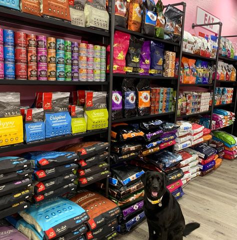 Opening A Pet Store, Pet Store Design Ideas, Cat Store Design, Pet Shop Aesthetic, Petshop Design Pet Store, Pet Store Shelving, Store Signs Design, Pet Store Display, Cat Pet Shop