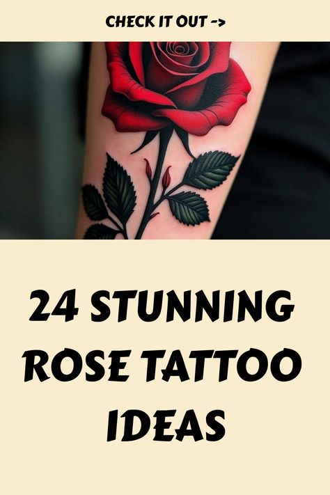 24 Stunning Rose Tattoo Ideas Rose And Robin Tattoo, Rose Tattoo For Cover Up, Rose Remembrance Tattoo, Rose Tattoo Wrist Women, Wild Irish Rose Tattoo, Full Rose Tattoo, Roses With Vines Tattoo, Rose Tattoo Hand Woman, Colorful Rose Tattoos For Women