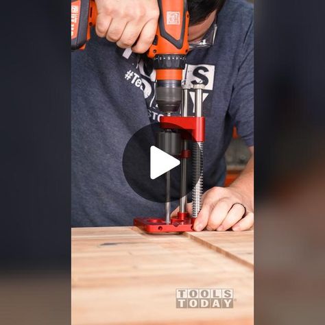 TikTok · ToolsToday Woodpecker Tools, Straight As, Speed Drills, Drill Guide, Drill Press, Large Table, Tool Hacks, Drill Bits, Table Top