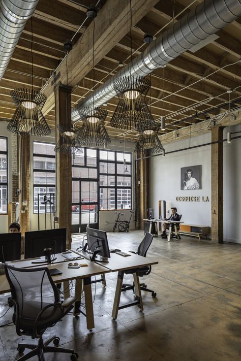 Los Angeles Loft, Industrial Loft Decor, Collaborative Space, Collaborative Workspace, Office Architecture, Loft Office, Best Architects, Creative Workspace, Interior Work