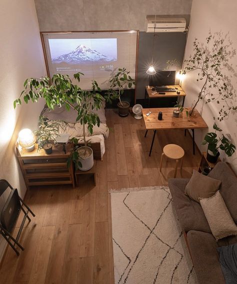 #house #aesthetic #home #decoration #design #interiordesignideas #inspiration #interior #aesthetic Apartment Decor Hacks, Small Apartment Hacks, Small Living Space, Tiny Living Space, Apartment Hacks, Studio Apartment Living, Deco Studio, Small Apartment Decorating, Small Apartment Living