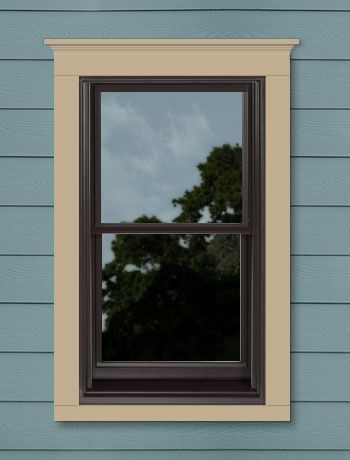 Exterior Wood Trim, Lodge Plans, Shed Windows, Home Styles Exterior, Exterior Window, Window Architecture, Cement Design, Siding Options, House Trim