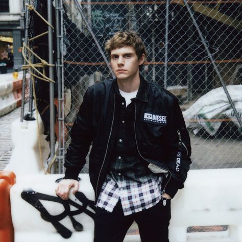 Evan Peters for Diesel's Haute Couture campaign Evan Peters Photoshoot, Dr Evans, Kit Walker, Peter Maximoff, Evan Thomas, Tate Langdon, Evan Peters, The Perfect Guy, Ex Husbands