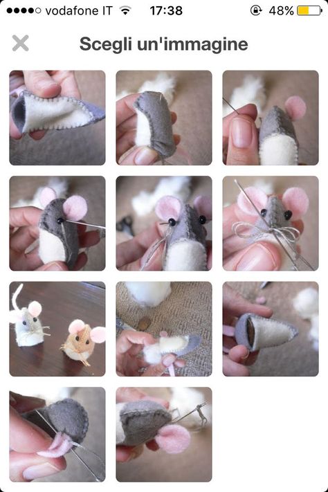 Diy Cat Toys, Mouse Crafts, Soft Toy Patterns, Handmade Stuffed Animals, Cute Sewing Projects, Diy Socks, Plushie Patterns, Sewing Stuffed Animals, Felt Mouse