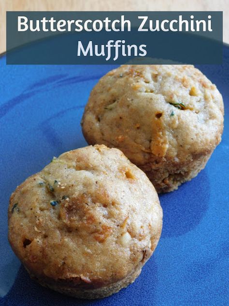 Slices of Life : Butterscotch Zucchini Muffins Butterscotch Muffins, Sausage Hashbrown Breakfast Casserole, Squash Muffins, Butterscotch Recipes, Banana Zucchini Muffins, Betty Crocker Recipes, Zucchini Muffins, Fashion Crafts, Chocolate Chip Banana Bread