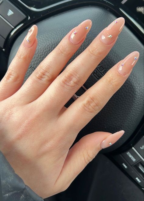 Nail inspo| nude nails| bejewled nails| wedding nails| wedding nail inspo| wedding nail inspiration| pink nails| nude nail| gel builder nails| nail ideas| Nails Inspiration Pink, Military Ball, Nail Forms, Classy Aesthetic, Nude Nails, Wedding Nails, Christmas Nails, Simple Nails, Pink Nails