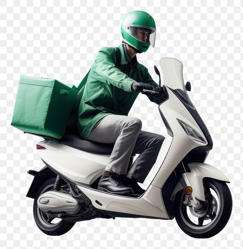 Delivery Scooter, Motorcycle Png, Man Png, Motorcycle Men, Scooter Motorcycle, Motorcycle Design, Media Design, Delivery Man, Creative Studio