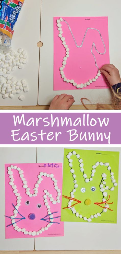 Easy Toddler Easter Activities, School Age Easter Crafts, Easter Craft Classroom, Cute Easter Crafts For Toddlers, Prek Easter Crafts Ideas, Spring Party Kindergarten, Easter Bunny Craft Preschool, Spring And Easter Preschool Activities, Easter Manipulatives Preschool