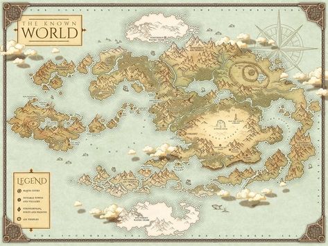 Avatar The Last Airbender World, Atla Poster, Art Avatar, Avatar Poster, Fantasy Map Making, Dnd World Map, Fantasy World Map, Map Projects, Rpg Map