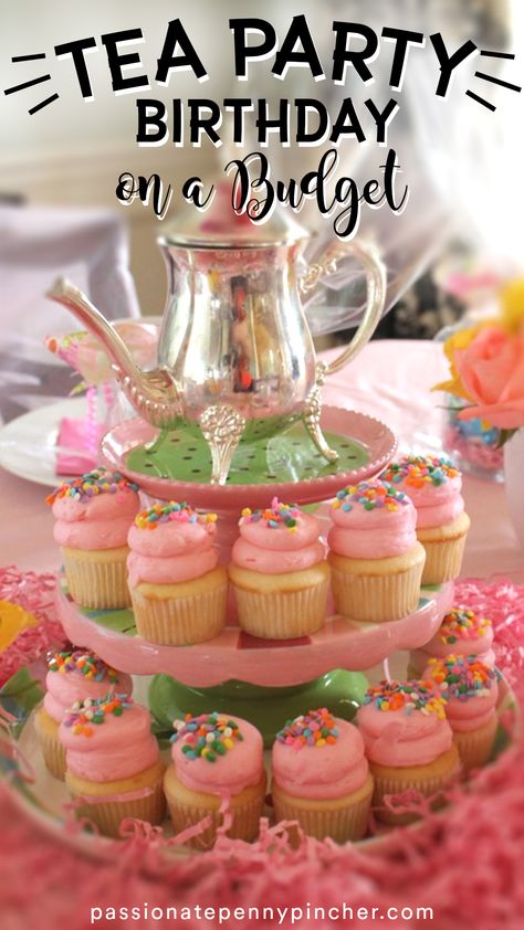 1 Year Birthday Tea Party, Diy Tea Party Birthday, School Tea Party Ideas, Tea Party With Dolls, At Home Tea Party For Kids, Tea Party For Three Year Old, Tea Party Business Ideas, Tutu Tea Party, Baby Tea Party Birthday