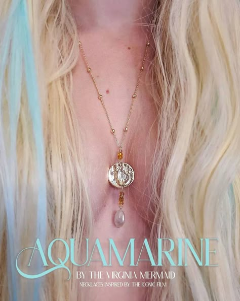 Aquamarine Movie, Aquamarine Mermaid, Aesthetic Mermaid, Mermaid Board, Summer Aesthetics, Mermaid Siren, Mermaid Aesthetic, Mermaid Jewelry, Beach Stuff