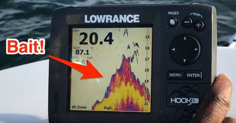 Want to know how the top fishing guides use their fish finder to find the best bait? Then check out this over the shoulder look from Capt. Mike Goodwine. Kayak Fish Finder, Fishing Basics, Salt Water Fishing, Fishing Photography, Fly Fishing Tips, Bass Fishing Tips, Crappie Fishing, Fishing Techniques, Fish Finder