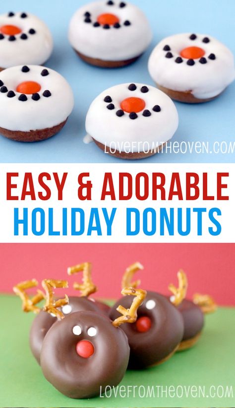 Holiday donut fun with babycakes donut maker - 25+ snowman crafts and fun food ideas - NoBiggie.net Mini Donut Maker Recipes, Xmas Deserts, Babycakes Donut Maker, Donut Delight, Donut Maker Recipes, Snowman Donuts, Holiday Donuts, Mini Donut Recipes, Donut Ideas