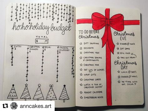 Bullet Journal Calendrier, Diario Bullet, Bullet Journal Christmas, Christmas Layout, December Bullet Journal, Diy Buch, Bullet Journal Key, Bullet Planner, Christmas Layouts