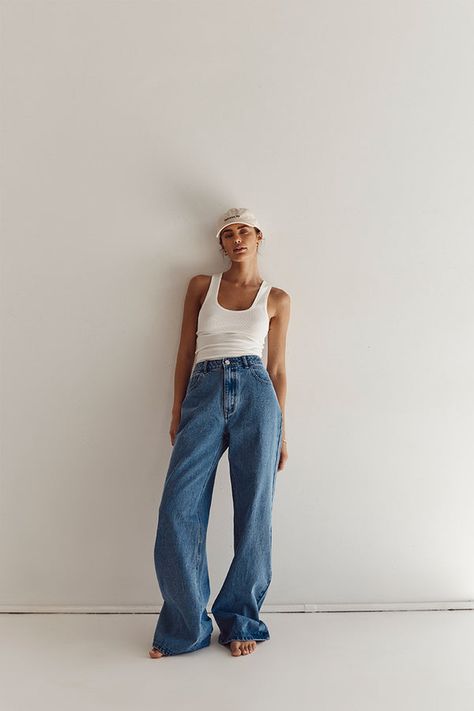 Soft Cowgirl, Slouchy Jeans, Clothing Aesthetic, Fire Fits, Work Style, Street Style Winter, Low Waisted, Spring Style, White Shirts