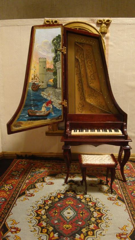 Old Piano, Painted Pianos, Instruments Art, Piano Art, Old Pianos, Upright Piano, G Major, Musical Art, G K