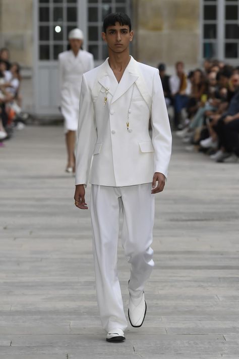 The Spring/Summer 2020 menswear trends worth trying at home | London Evening Standard Mens White Suit, Semi Formal Outfit, Home London, Menswear Trends, White Suit, Street Fashion Men Streetwear, All White Outfit, Fashion Suits For Men, Paris Outfits