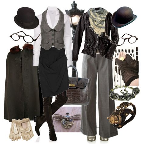 Steampunk Outfits Women, Everyday Steampunk, Casual Steampunk, Mode Steampunk, Ragamuffin, Coat Outfit, Victorian Steampunk, Steampunk Costume, Steampunk Clothing