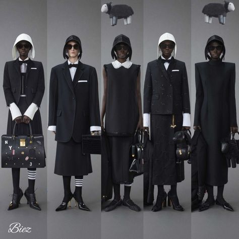 Thom Browne Women Outfit, Thom Browne Women, Resort 2024 Collection, Resort 2024, Female Male, Women Outfit, 2024 Collection, Thom Browne, Clothes For Women