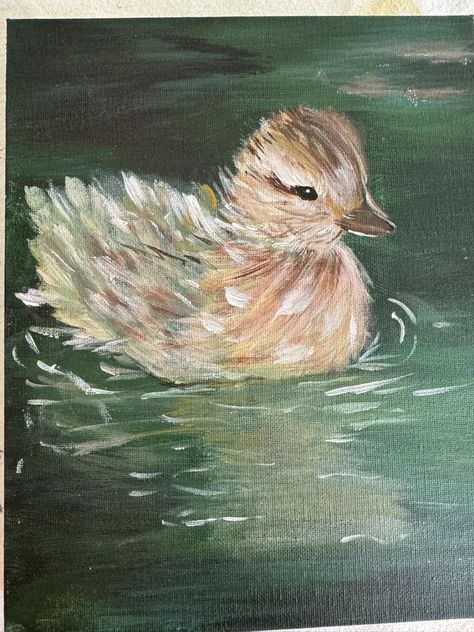 Acrylic Painting Tutorials for Beginners & Beyond | First time trying my hand at a baby goose | Facebook Acrylic Painting Tutorials For Beginners, Goose Painting, Painting Acrylic Easy, Painting Tutorials For Beginners, Acrylic Painting Tutorials, Art Academy, Painting Tutorials, Acrylic Art, Painting Tutorial