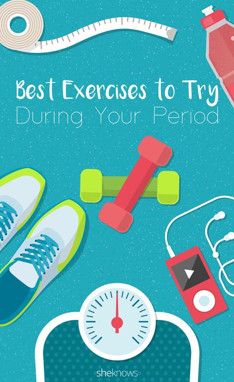 Working out is the last thing we want to do when we're on our period, but these exercises may help Period Excersise, Exercises For Getting Periods, Workouts To Do During Your Period, Period Gym Workout, Best Workouts While On Period, Exercise To Do In Periods, Exercise On Period, Exercise During Periods, Exercise For Periods To Come